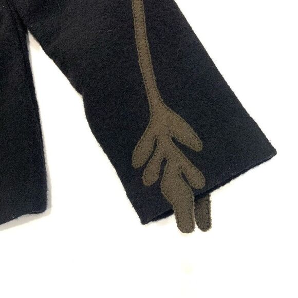 COVELO Boiled Wool & Silk Poppy Sweater Jacket (Sz M) - Picture 7 of 11